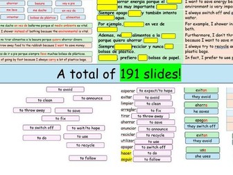 7.3.  Protegemos el planeta. New GCSE Edexcel. Higher and foundation