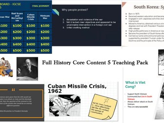 Full IGCSE History Core Content 5 Teaching Pack
