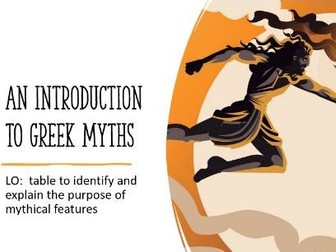 KS3 Greek Myths Creative Writing sow