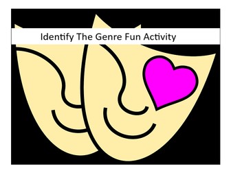 Identify The Genre Fun Activity