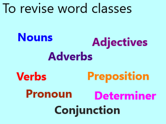 SPAG Revision Lesson 3       Year 6