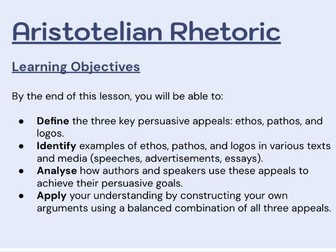 Aristotelian Rhetoric