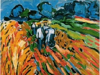 Fauvism, described & explained in short text-quotes + images - free resource, French art history