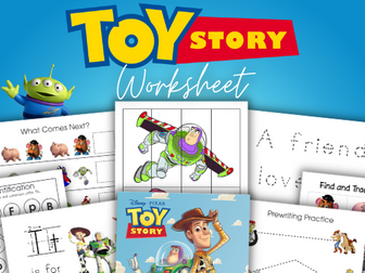 Printable Disney Toy Story Worksheets and Activity Sheets