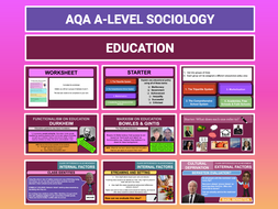 Education - AQA A-level Sociology - Entire Unit