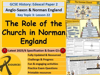 Norman Church & Religion - Anglo-Saxon & Norman England - GCSE History Edexcel - Lesson 22