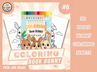 Bunny Coloring Pages for Kids | 20 Printable Rabbit Coloring Sheets | EYFS & KS1