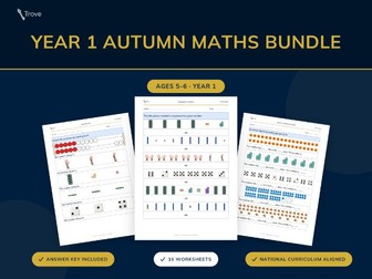 Year 1 Maths Autumn Term Resource Pack