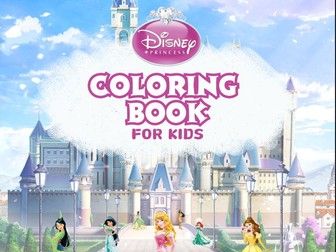 he Disney Princesses Coloring Book