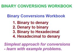 Binary Conversions Workbook