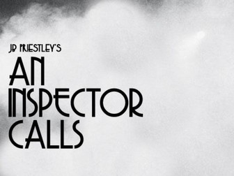 An Inspector Calls- Act 1 Lessons