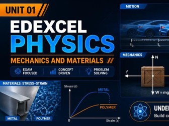 Unit 01: Mechanics and Materials Printable Flash Cards