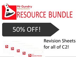 AQA Chemistry ADDITIONAL Revision Bundle (ALL of C2!)