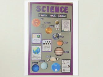 Earth & Space Year 5 Science Display