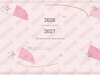 Digital Teacher Planner 2026–2027 | Clickable GoodNotes Diary and Calendar