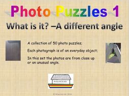 Photo puzzles 1: Close up