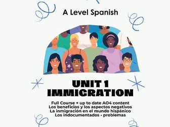 AQA A Level Spanish - Unit 1 La Inmigración 2025/26 FULL