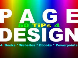 graphic arts 50 great tips 4 page design books websites