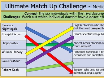 Amazing Animated Match Up Challenge -with handout