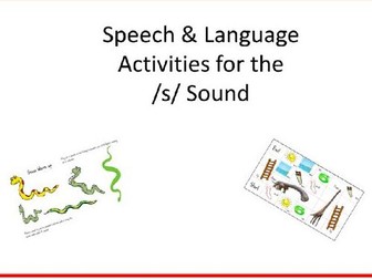 Speech and Language: Sound S
