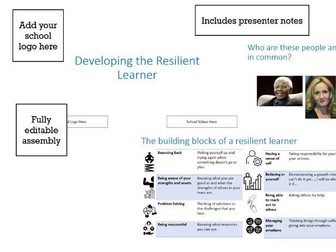 Developing Resilient Learners CPD