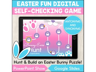 Easter Digital Game Antonyms and Synonyms