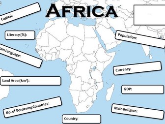 A Country in Africa Fact File