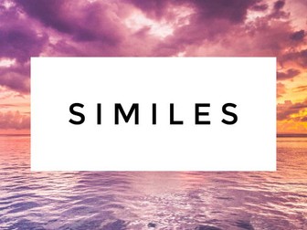 Expanded Simile Sheet