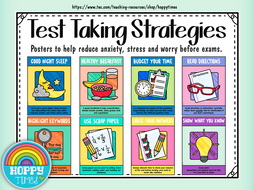 Test Taking Strategies (SATs exam stress)