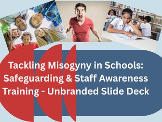 Tackling Misogyny in Schools: Safeguarding & Staff Awareness Training