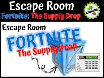 Escape Room: Fortnite: The Supply Drop Math Mystery