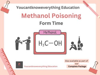 Methanol Poisoning Tutor / Form Time