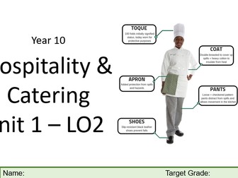 Unit 1 - Hospitality & Catering - LO2 Full Unit of Work