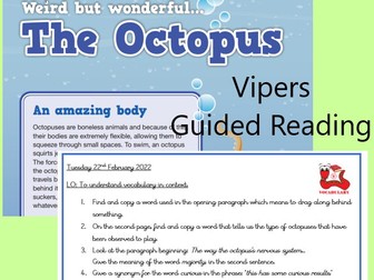 Year 5 Guided Reading - week of VIPERS