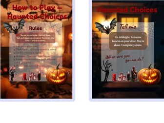 Haunted Choices - Creepy Talk(Warm-up)