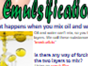 Eggs, Emulsification, Aeration, Functions of eggs