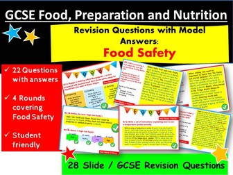 GCSE Food Revision: Mock Questions with Model Answers - Food Safety