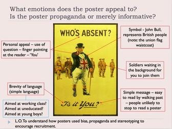 WWI Poetry SOW 12 lesson + Assessment