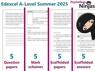 Summer 2025 Psychology A-Level Edexcel Predicted Paper 1