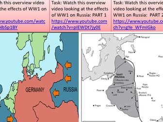 Russian Revolution - Causes - First World War