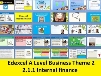 2.1.1 Internal finance - Theme 2 Edexcel A Level Business