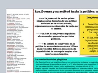 AQA A Level Spanish Year 2 Unit 4 Revision Notes: Los jóvenes de hoy, ciudadanos del mañana