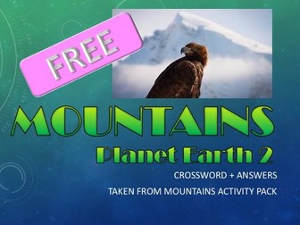 FREE - BBC Planet Earth 2 - Crossword