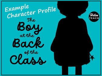 Character Profile Example: Boy at the Back of the Class