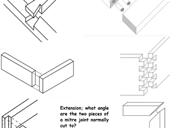 Resistant Materials Technology homework wood 7 activities KS3