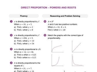 Ratio and Proportion - Direct Proportion