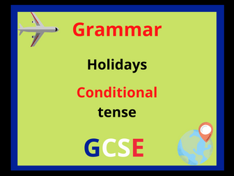 French conditional tense - holidays