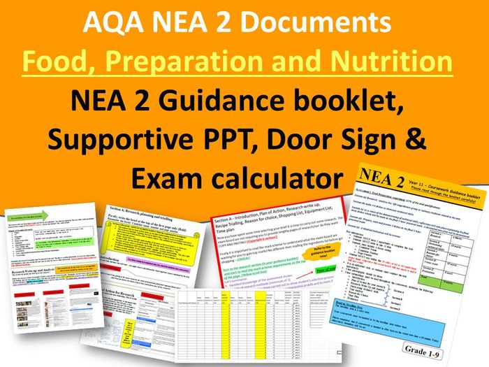 NEA 2 Food AQA | Teaching Resources