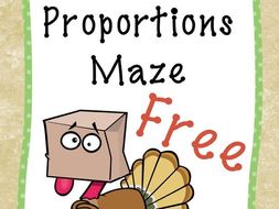 Free Download Thanksgiving Proportions Maze By Gottaluvitcreations