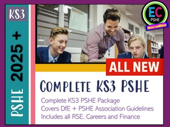 PSHE CURRICULUM  KS3 PSHE  RSHE 2026